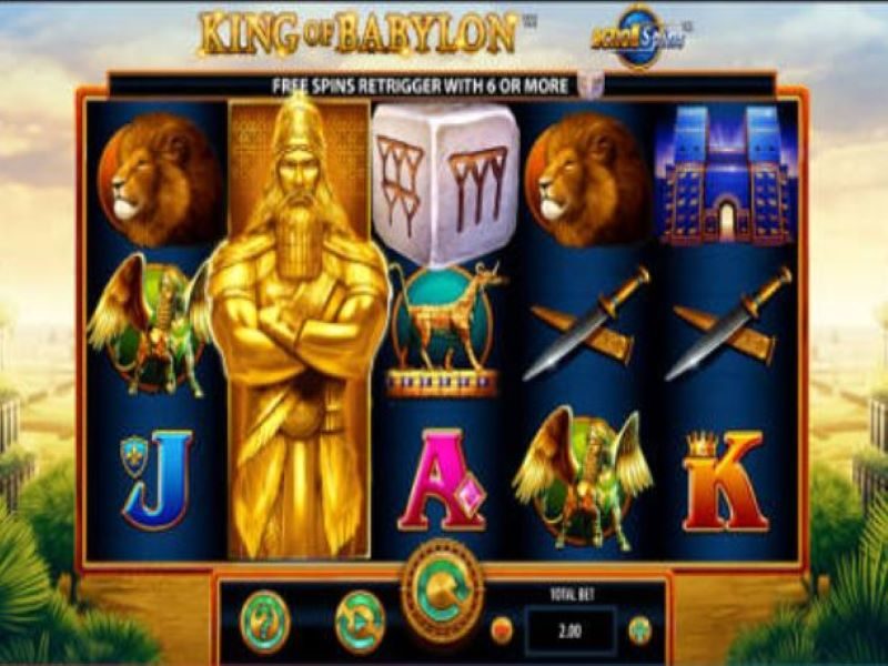 King of Babylon pokie game