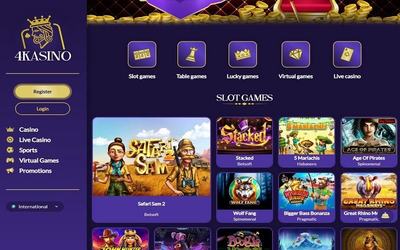POkie games to play 4Kasino for NZ players