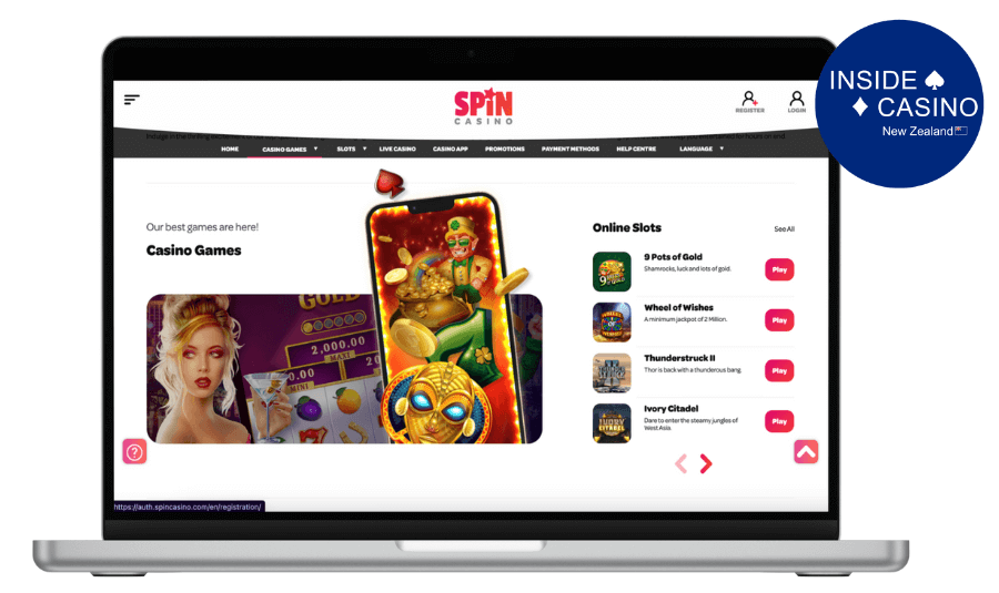 spin casino games