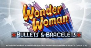 wonder woman bullets and bracelets pokie review wms logo