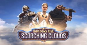 kingdoms rise scorched clouds slot review playtech logo