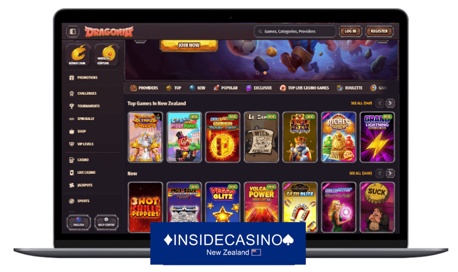 Dragonia Casino Spelutbud