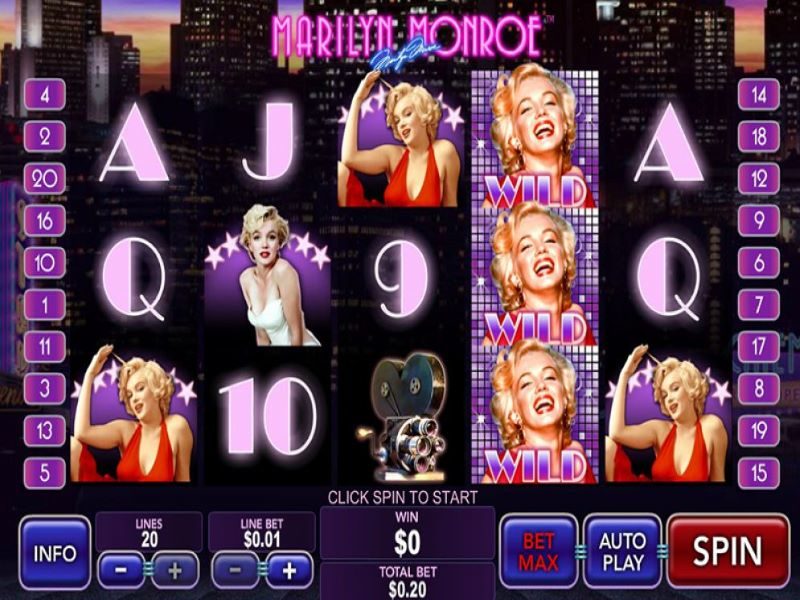 Marilyn Monroe game view