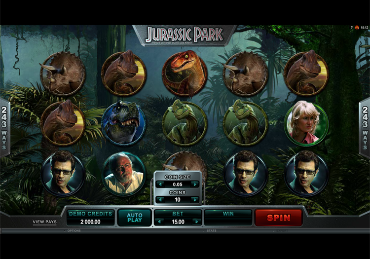 Jurassic Park game view for NZ players