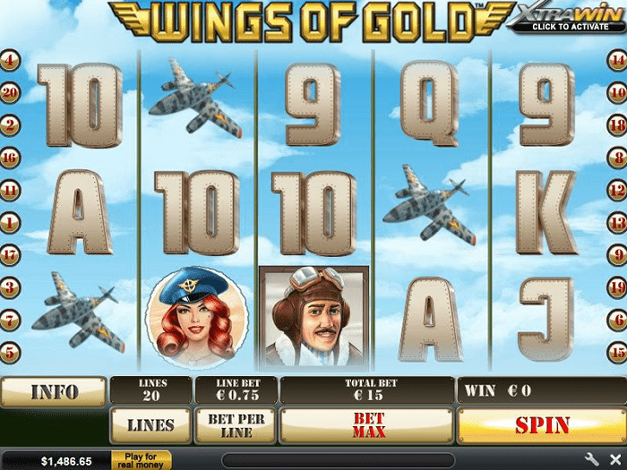 Wings of Gold game view nz