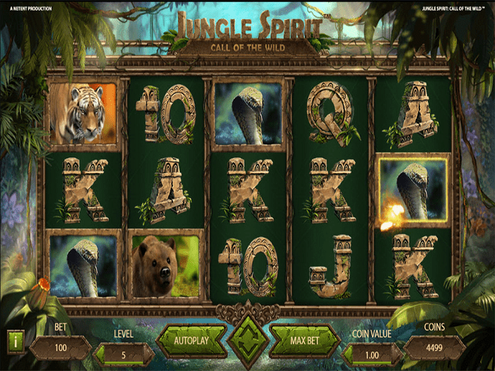 Jungle Spirit game by Netent