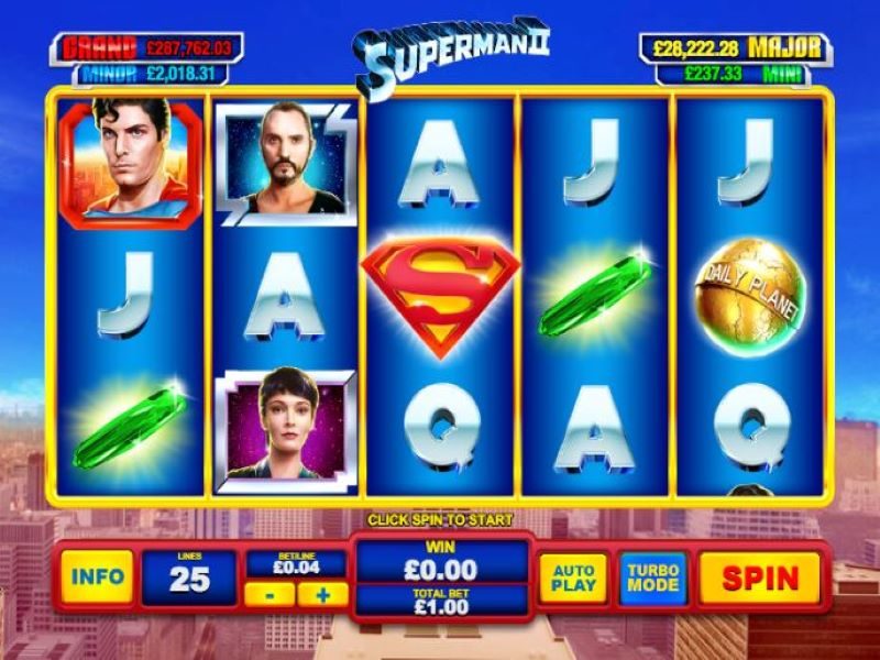Superman 2 pokie game