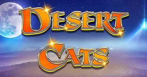 desert cats slot wms logo