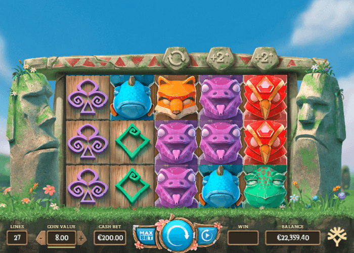 Easter Island game view for kiwi players