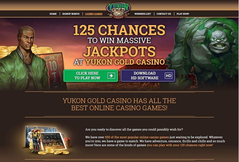 Play the best online casino games at Yukon Gold Casino NZ