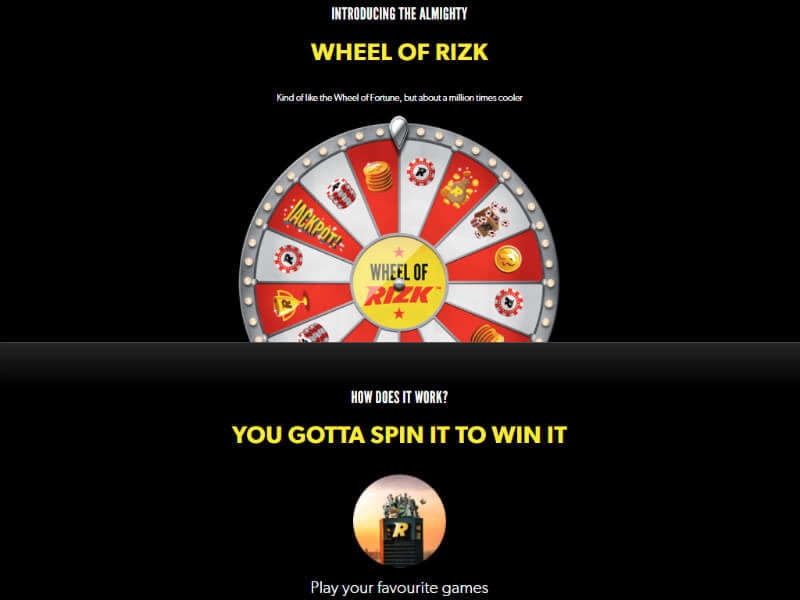 Wheel of Rizk Casino NZ