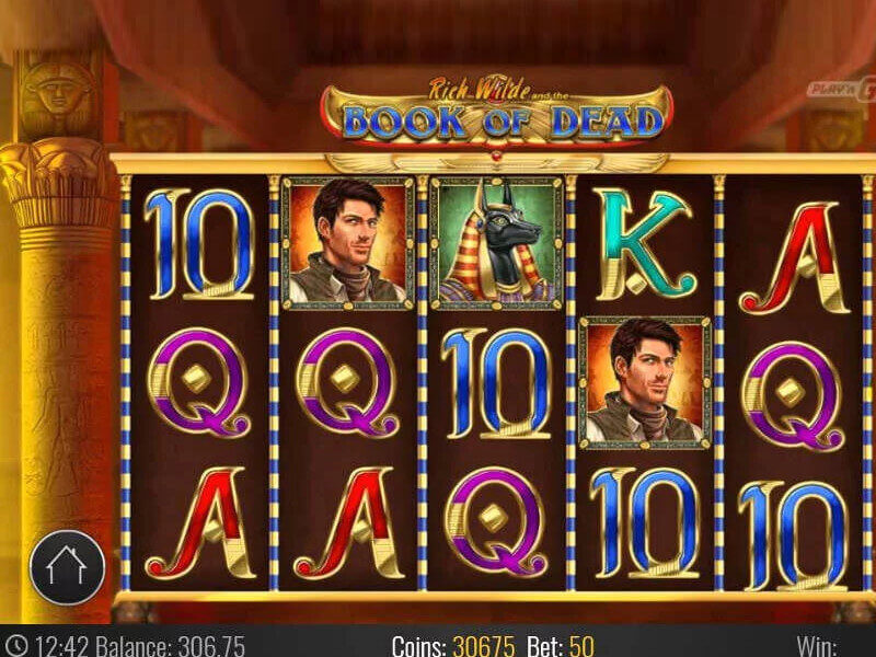 Book of Dead pokie game
