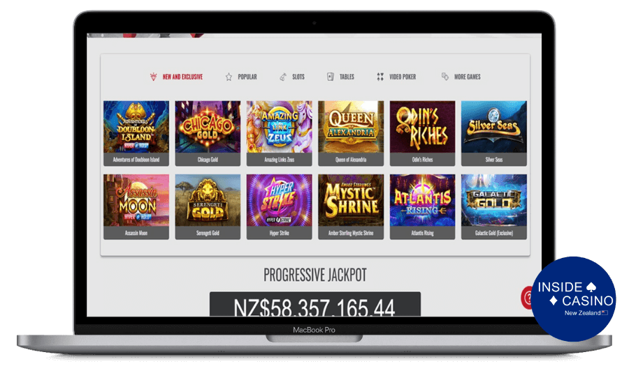 Platinum Play casino games for NZ players