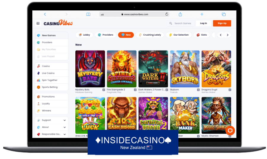casinovibes games