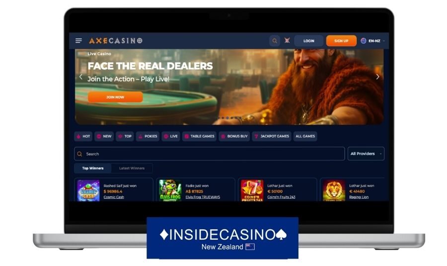 axe casino nz website
