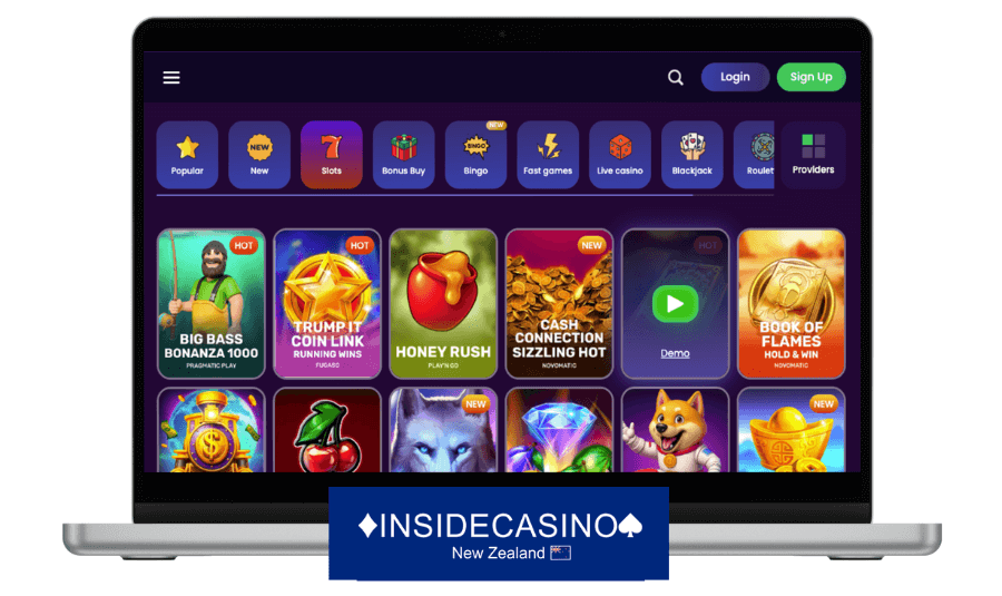 spinando nz slot games