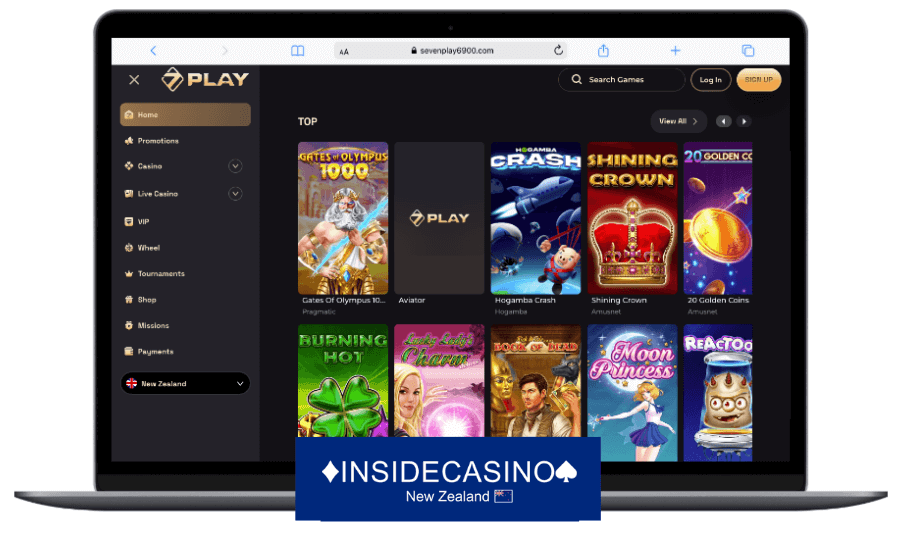 seven play casino games